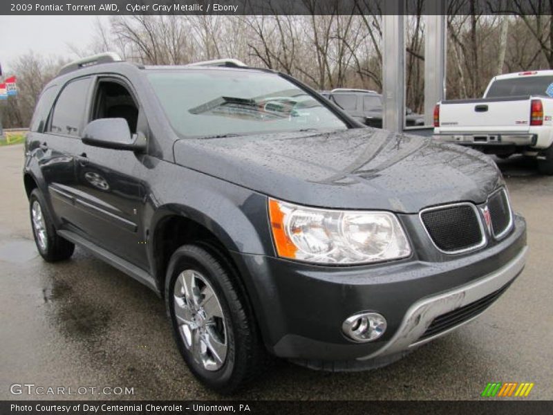 Cyber Gray Metallic / Ebony 2009 Pontiac Torrent AWD