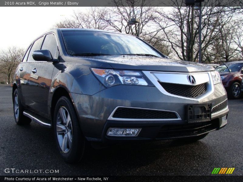 Grigio Metallic / Ebony 2010 Acura MDX
