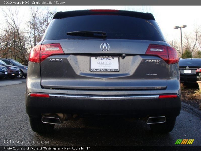 Grigio Metallic / Ebony 2010 Acura MDX