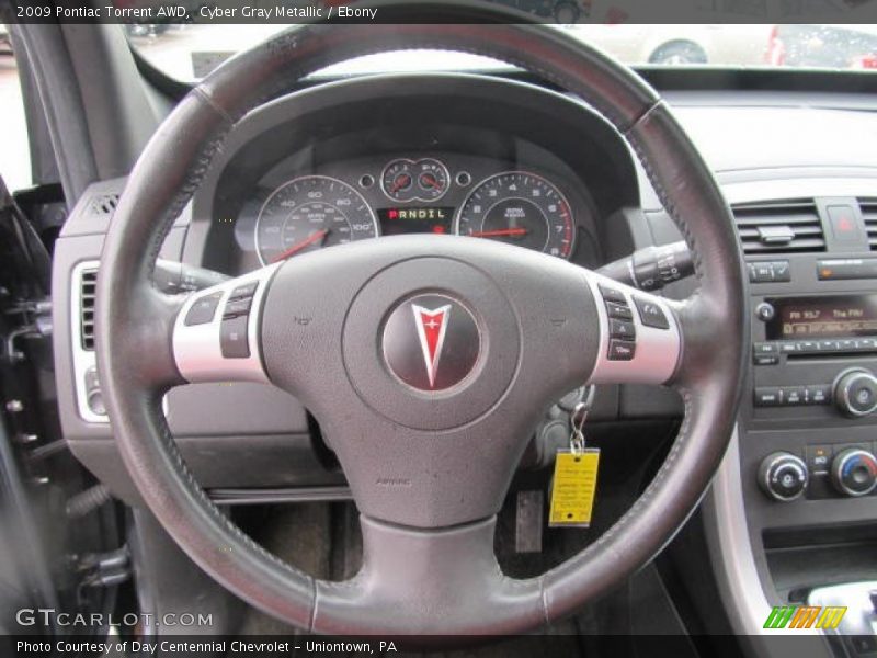 Cyber Gray Metallic / Ebony 2009 Pontiac Torrent AWD