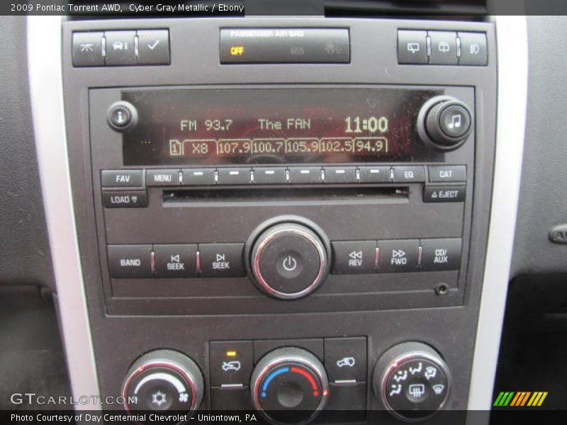 Cyber Gray Metallic / Ebony 2009 Pontiac Torrent AWD