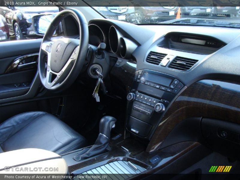 Grigio Metallic / Ebony 2010 Acura MDX