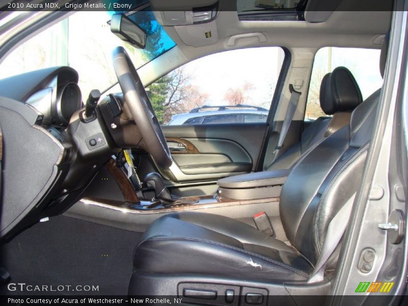 Grigio Metallic / Ebony 2010 Acura MDX