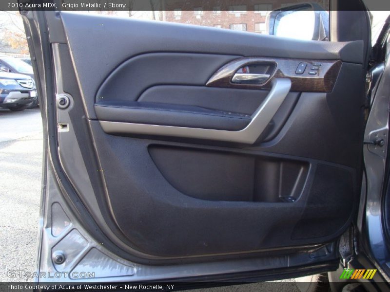 Grigio Metallic / Ebony 2010 Acura MDX