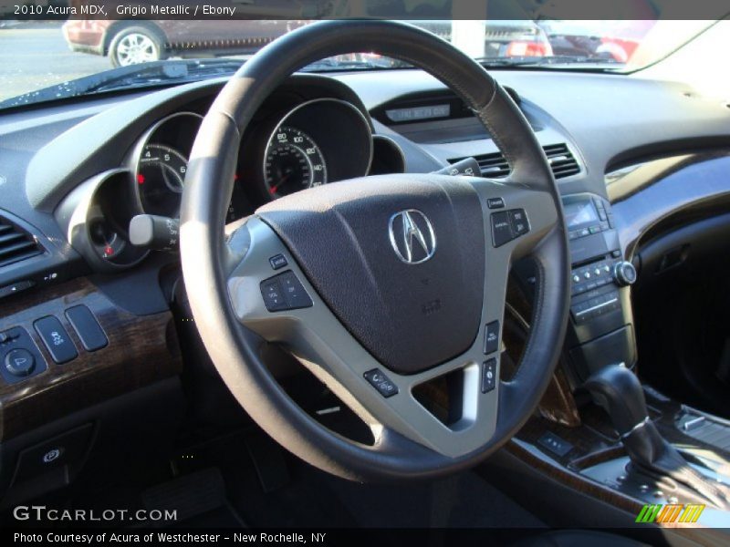Grigio Metallic / Ebony 2010 Acura MDX