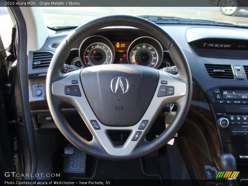 Grigio Metallic / Ebony 2010 Acura MDX