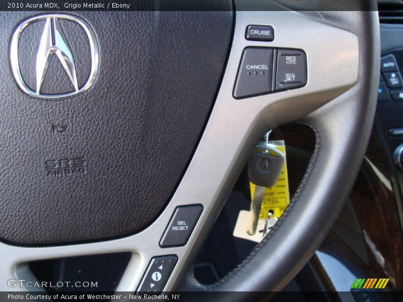 Grigio Metallic / Ebony 2010 Acura MDX