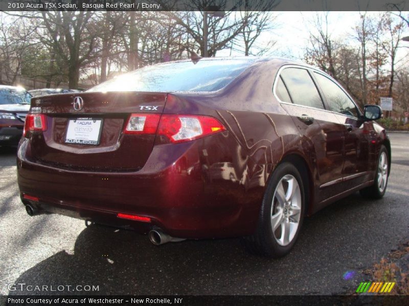 Basque Red Pearl / Ebony 2010 Acura TSX Sedan