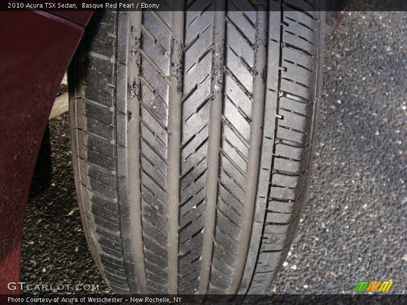 Basque Red Pearl / Ebony 2010 Acura TSX Sedan