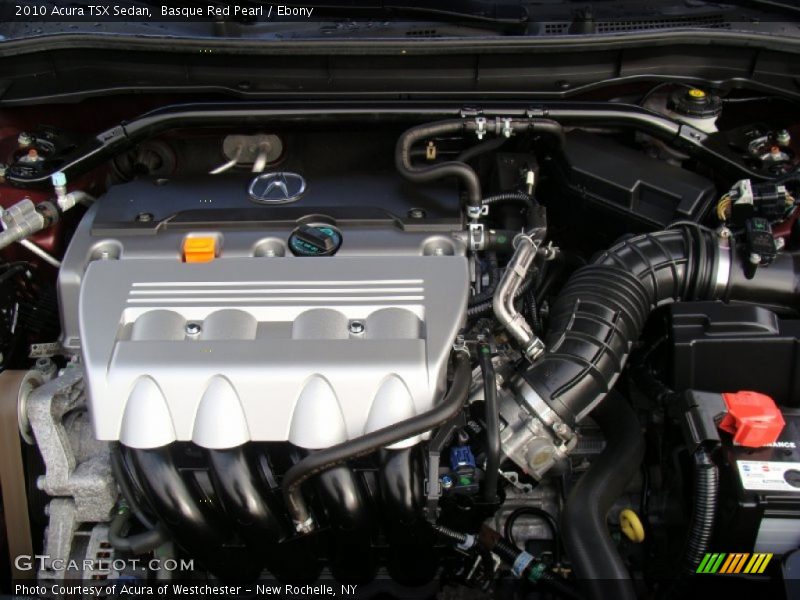 Basque Red Pearl / Ebony 2010 Acura TSX Sedan