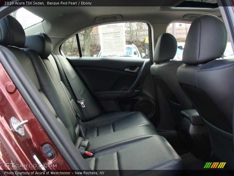 Basque Red Pearl / Ebony 2010 Acura TSX Sedan