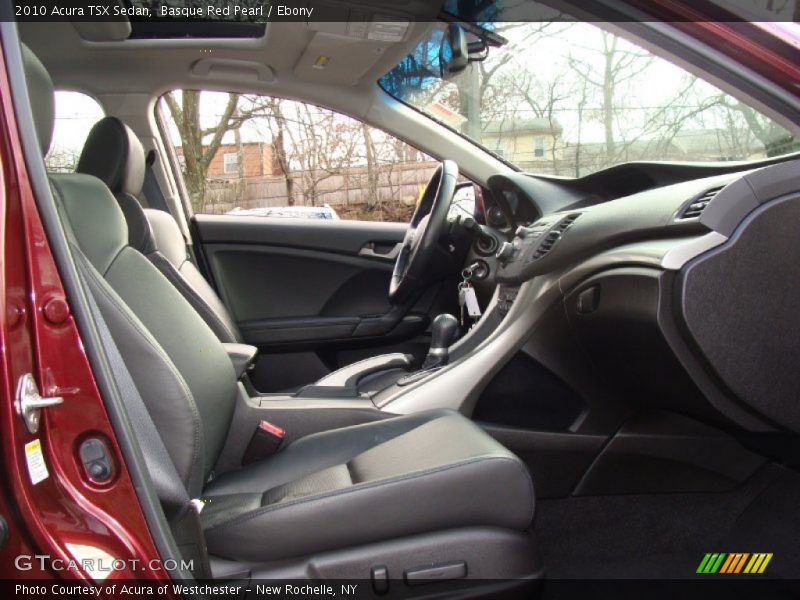 Basque Red Pearl / Ebony 2010 Acura TSX Sedan