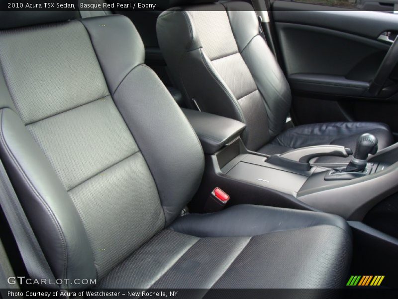Basque Red Pearl / Ebony 2010 Acura TSX Sedan