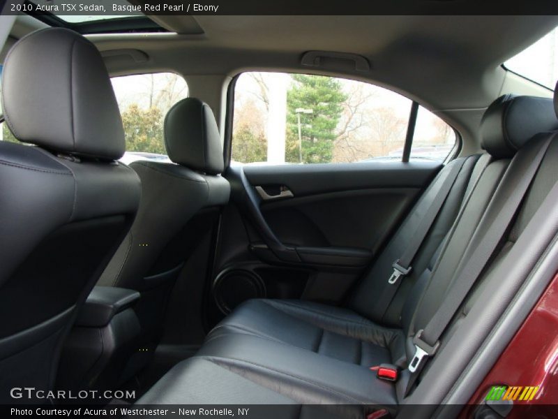Basque Red Pearl / Ebony 2010 Acura TSX Sedan