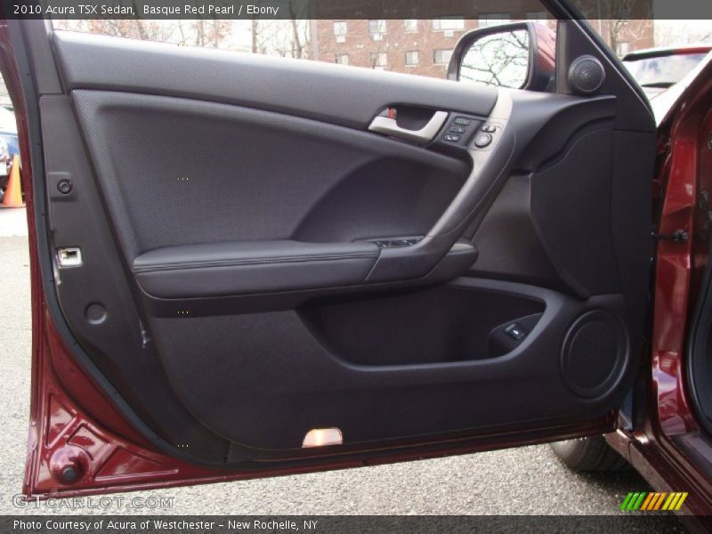 Basque Red Pearl / Ebony 2010 Acura TSX Sedan