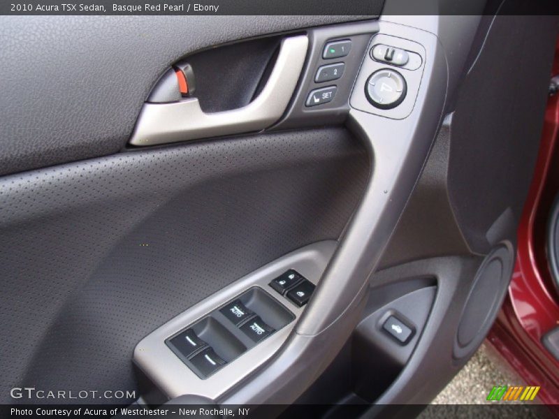 Basque Red Pearl / Ebony 2010 Acura TSX Sedan