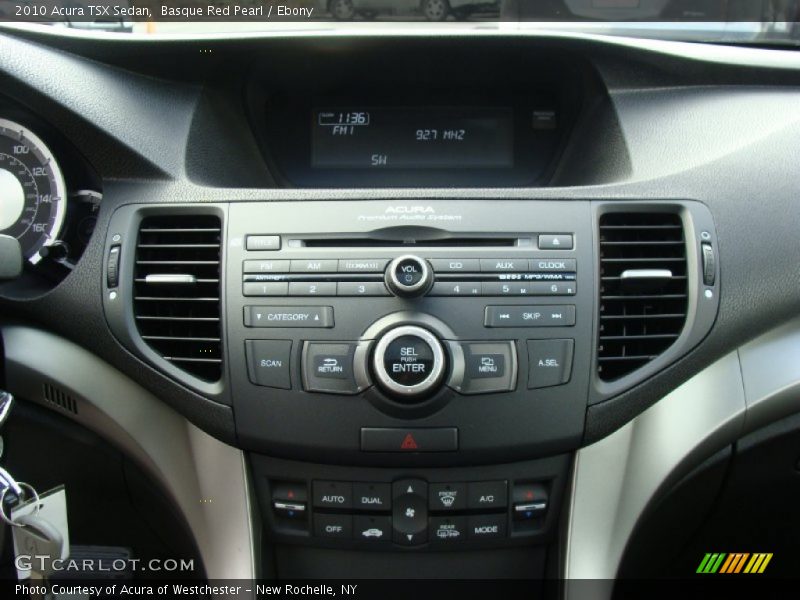 Basque Red Pearl / Ebony 2010 Acura TSX Sedan