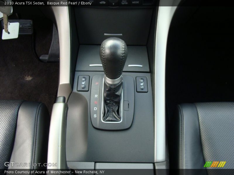 Basque Red Pearl / Ebony 2010 Acura TSX Sedan