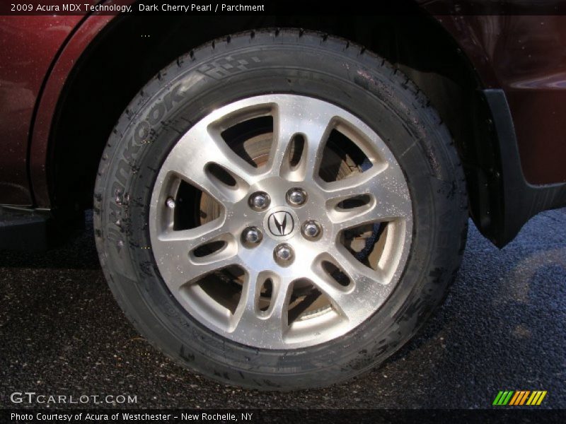 Dark Cherry Pearl / Parchment 2009 Acura MDX Technology