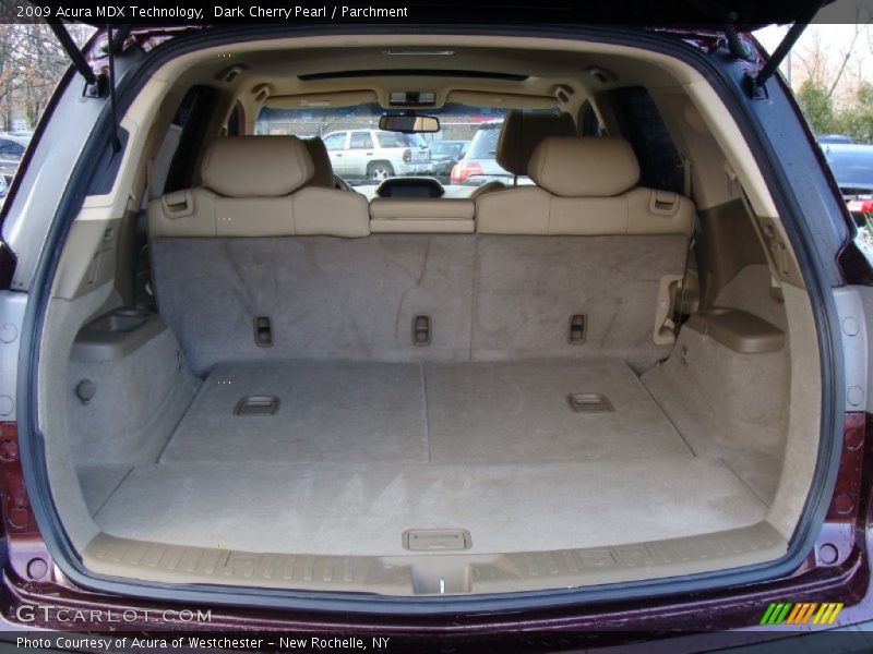 Dark Cherry Pearl / Parchment 2009 Acura MDX Technology