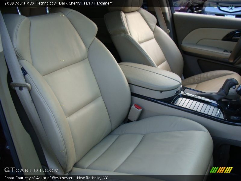 Dark Cherry Pearl / Parchment 2009 Acura MDX Technology