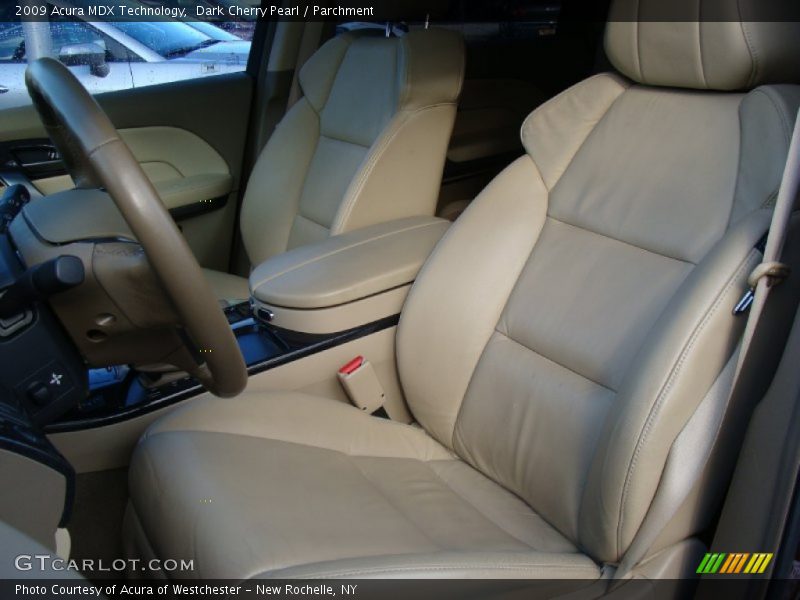 Dark Cherry Pearl / Parchment 2009 Acura MDX Technology