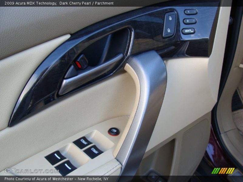 Dark Cherry Pearl / Parchment 2009 Acura MDX Technology