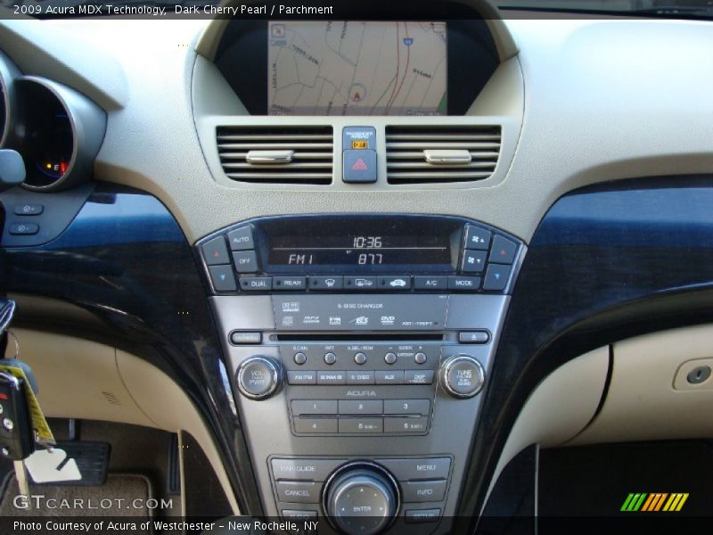 Dark Cherry Pearl / Parchment 2009 Acura MDX Technology