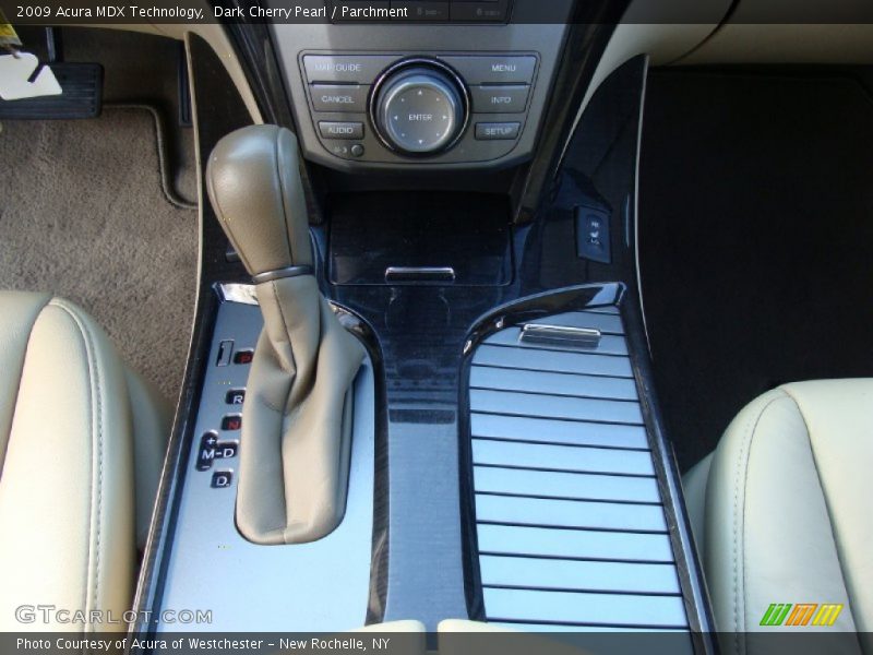 Dark Cherry Pearl / Parchment 2009 Acura MDX Technology