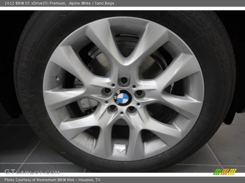 Alpine White / Sand Beige 2012 BMW X5 xDrive35i Premium