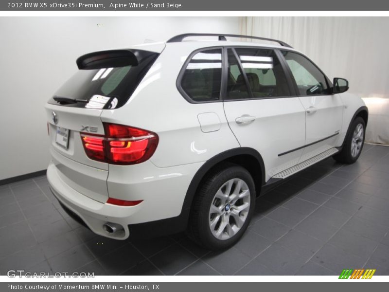 Alpine White / Sand Beige 2012 BMW X5 xDrive35i Premium