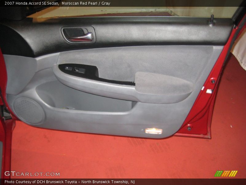 Moroccan Red Pearl / Gray 2007 Honda Accord SE Sedan