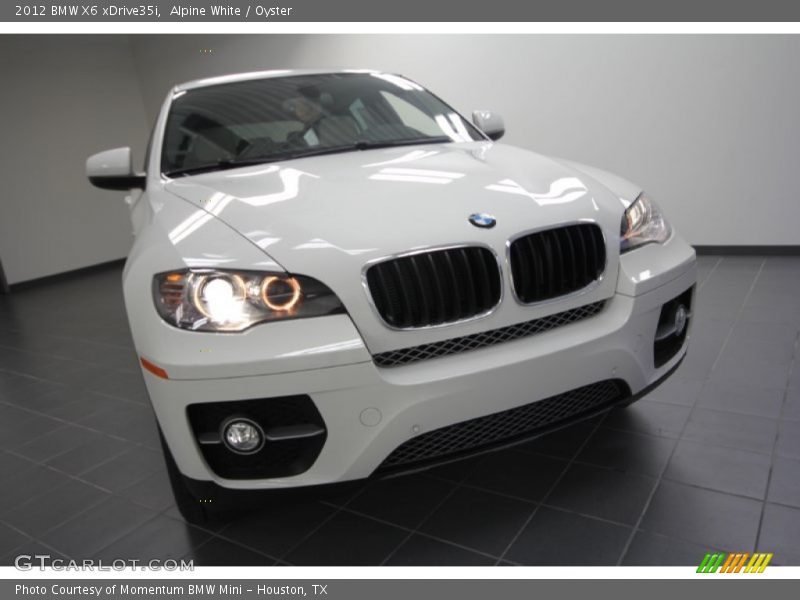 Alpine White / Oyster 2012 BMW X6 xDrive35i