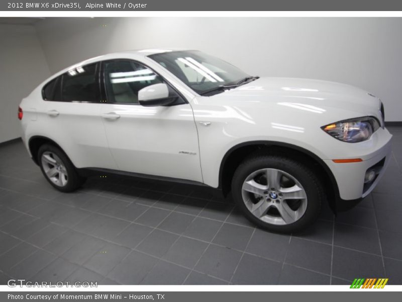 Alpine White / Oyster 2012 BMW X6 xDrive35i