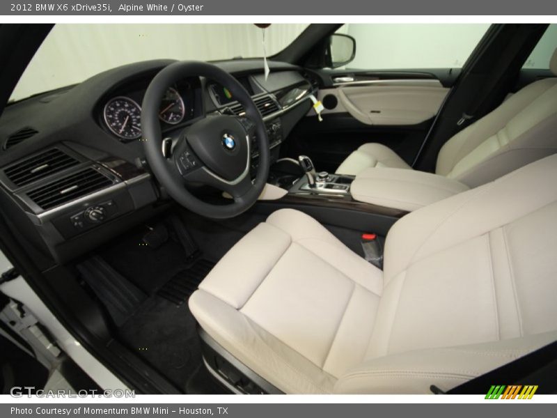 Alpine White / Oyster 2012 BMW X6 xDrive35i