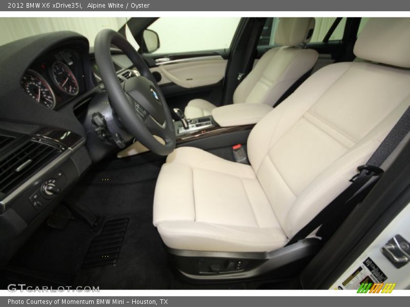 Alpine White / Oyster 2012 BMW X6 xDrive35i
