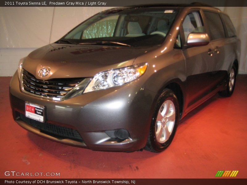 Predawn Gray Mica / Light Gray 2011 Toyota Sienna LE