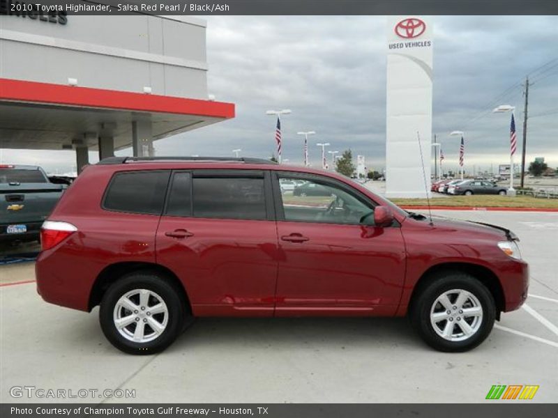 Salsa Red Pearl / Black/Ash 2010 Toyota Highlander