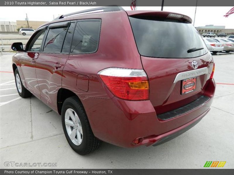 Salsa Red Pearl / Black/Ash 2010 Toyota Highlander
