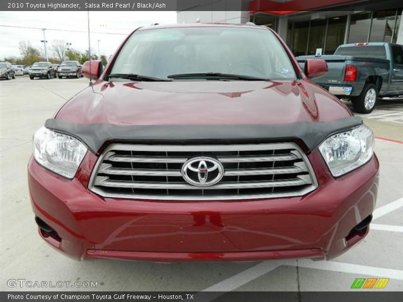 Salsa Red Pearl / Black/Ash 2010 Toyota Highlander