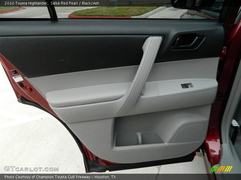 Salsa Red Pearl / Black/Ash 2010 Toyota Highlander