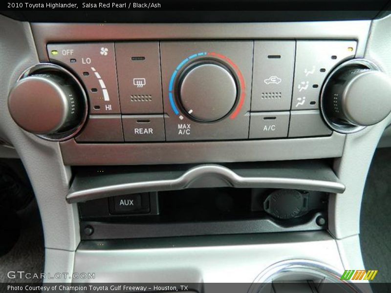 Salsa Red Pearl / Black/Ash 2010 Toyota Highlander