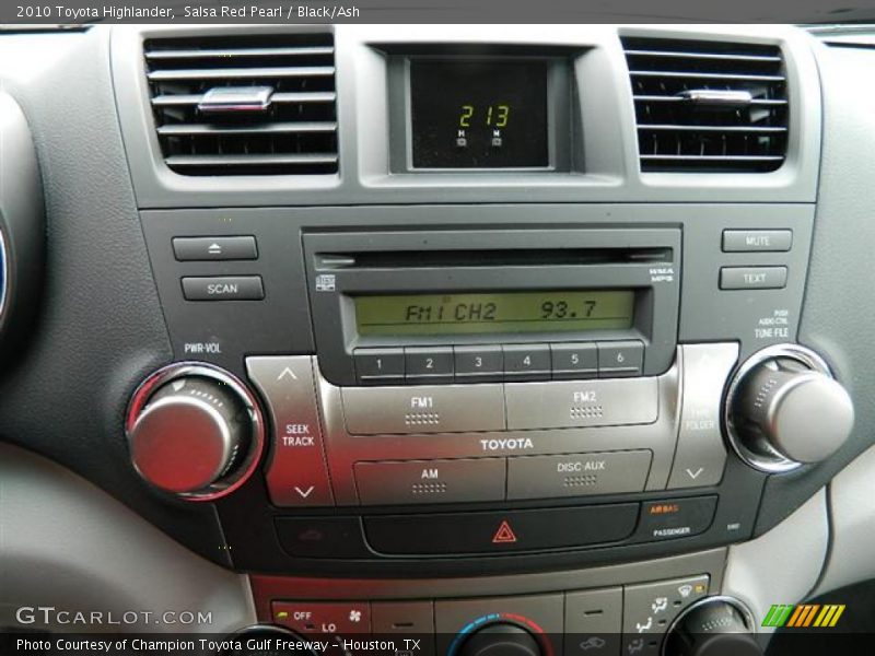 Salsa Red Pearl / Black/Ash 2010 Toyota Highlander