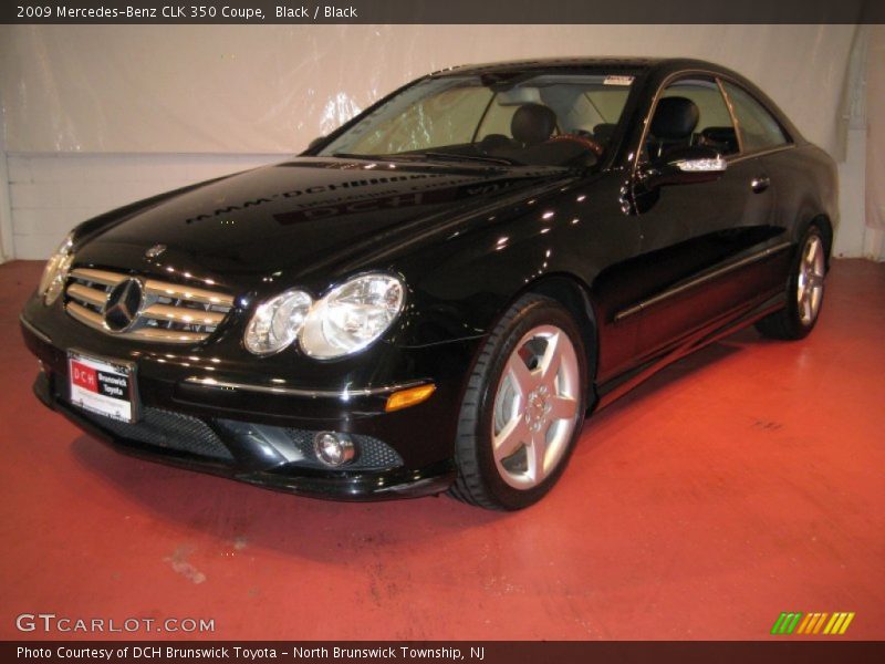 Black / Black 2009 Mercedes-Benz CLK 350 Coupe
