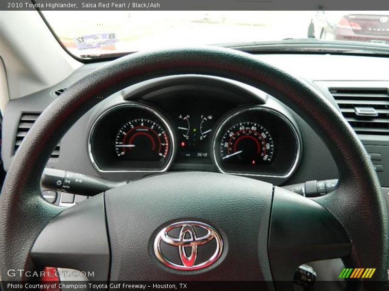 Salsa Red Pearl / Black/Ash 2010 Toyota Highlander