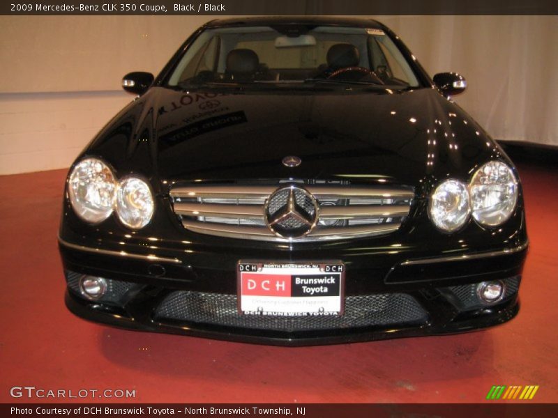 Black / Black 2009 Mercedes-Benz CLK 350 Coupe