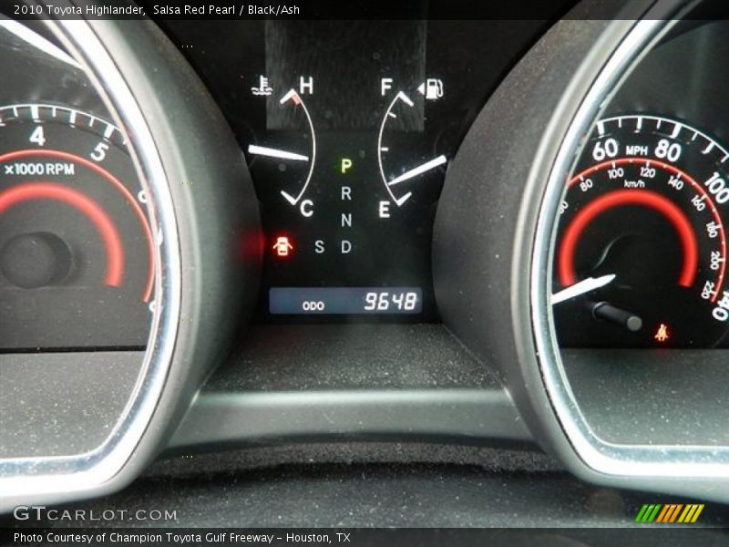 Salsa Red Pearl / Black/Ash 2010 Toyota Highlander