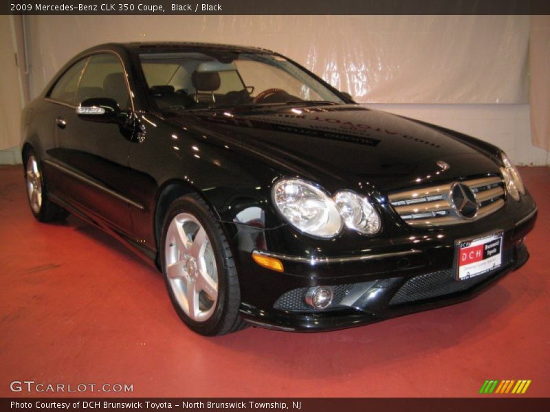 Black / Black 2009 Mercedes-Benz CLK 350 Coupe