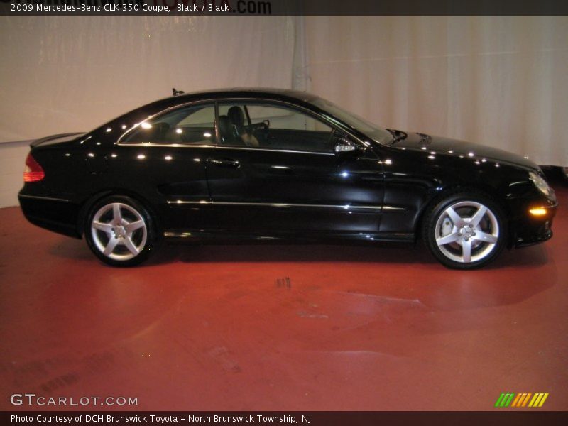 Black / Black 2009 Mercedes-Benz CLK 350 Coupe