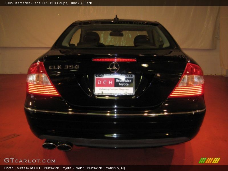 Black / Black 2009 Mercedes-Benz CLK 350 Coupe